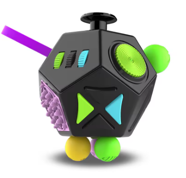 Anti-Stress Cube – 12-in-1 Sensory Toy | Focus & Relaxation for Children and Adults