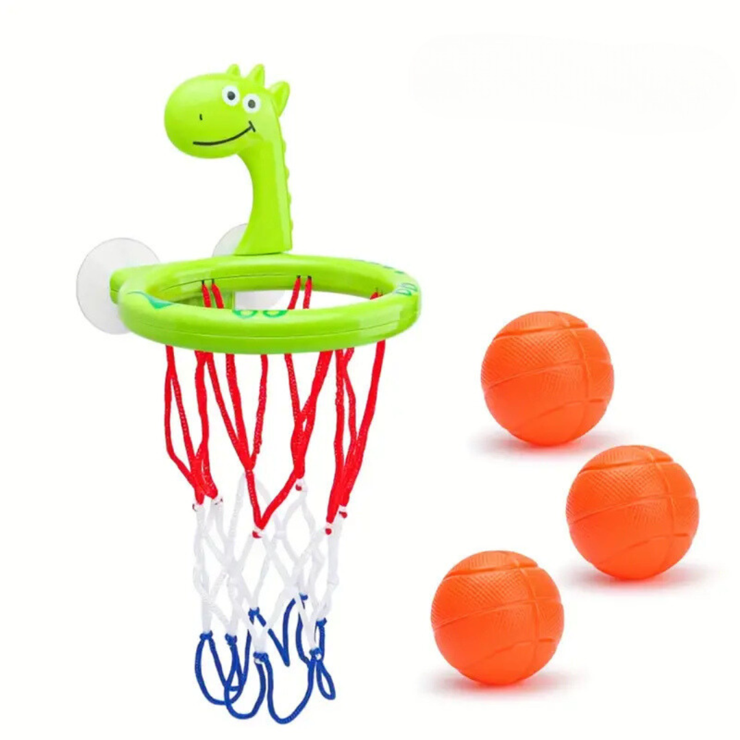 Basketball Bath Toy for Children – Water Game with Suction Cup & Balls | Bath & Pool