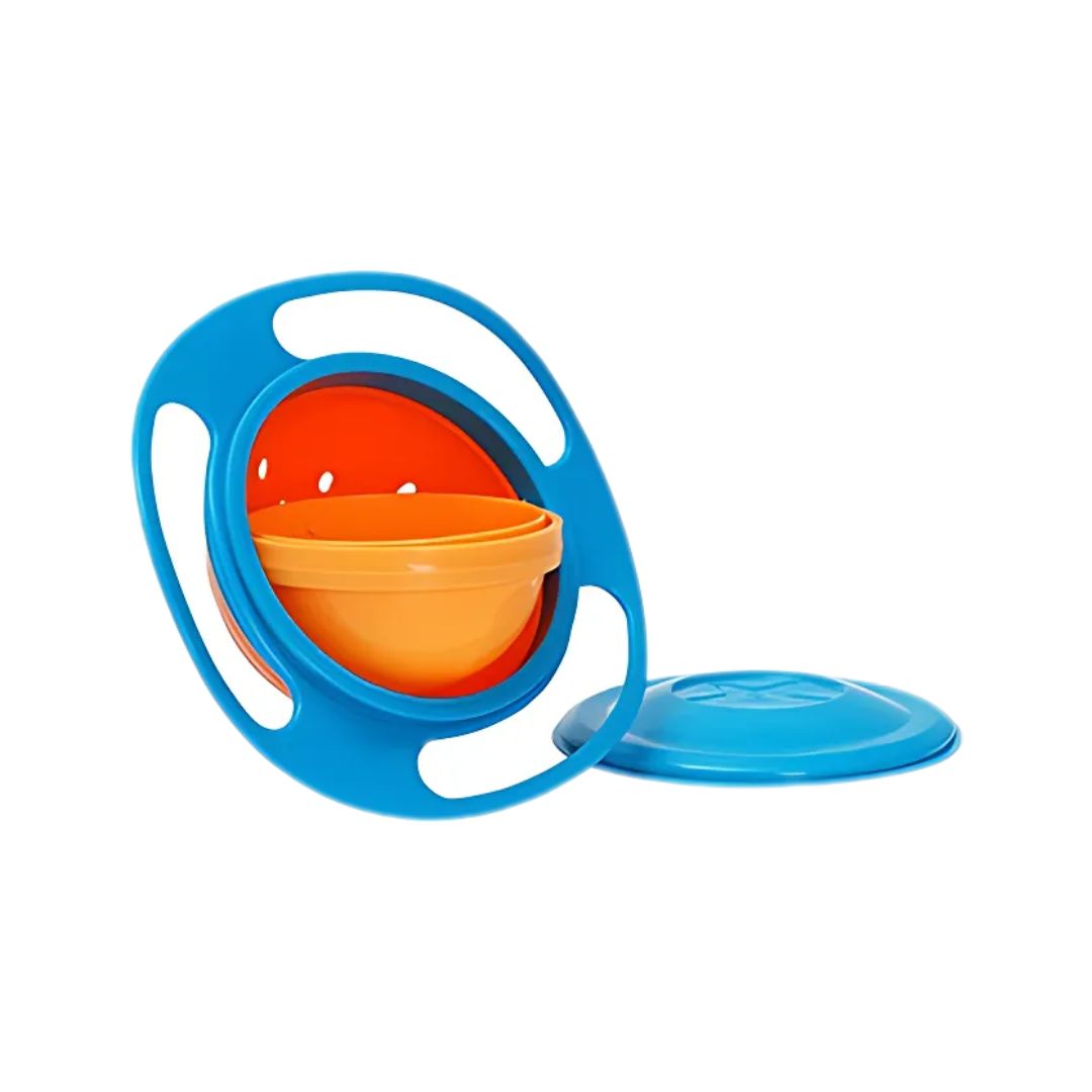 Anti-Spill Snack Bowl for Babies – 360° Rotating Bowl | TinyTurn
