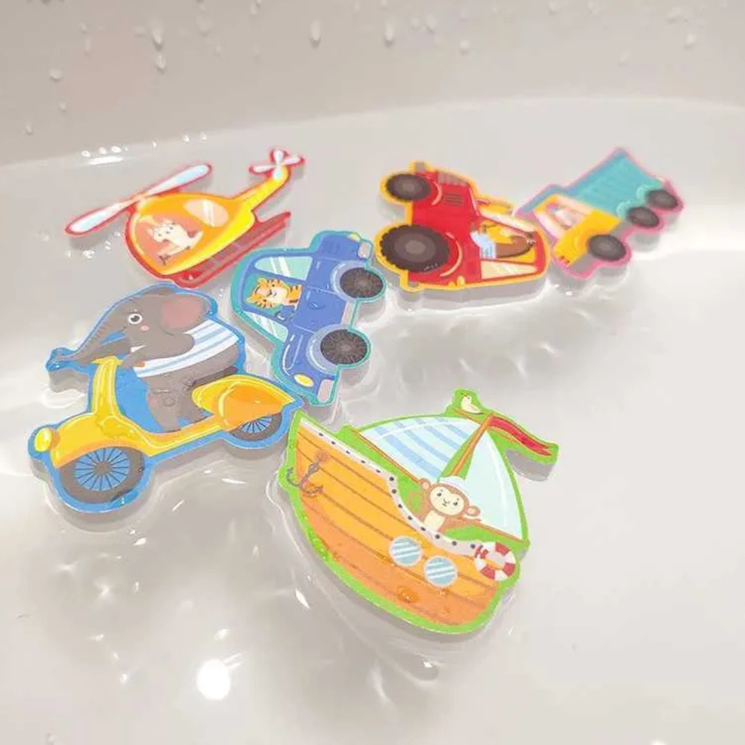 Bath Puzzle Animals for Babies & Toddlers – Foam Bath Toys Educational & Floating – AquaBeestjes Set (20 pieces)