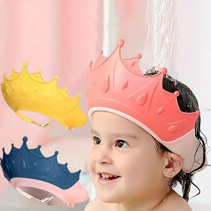 Baby Bath Cap | Water & Shampoo Protection | Soft & Adjustable Design