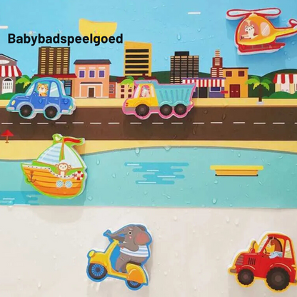 Bath Puzzle Animals for Babies & Toddlers – Foam Bath Toys Educational & Floating – AquaBeestjes Set (20 pieces)