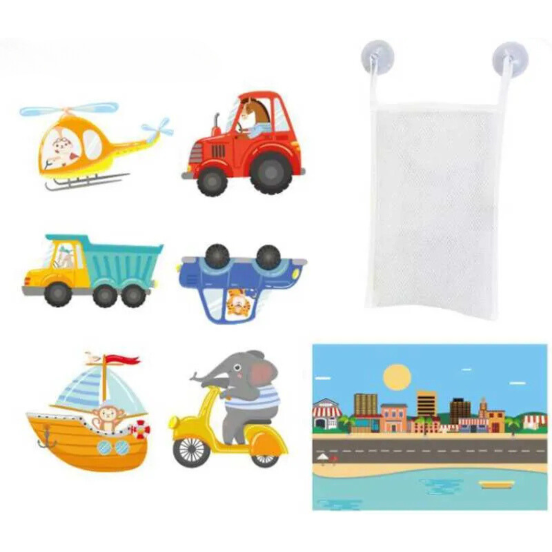 Bath Puzzle Animals for Babies & Toddlers – Foam Bath Toys Educational & Floating – AquaBeestjes Set (20 pieces)