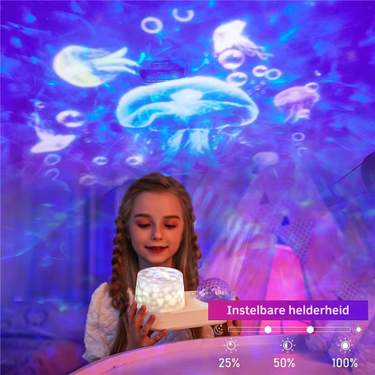 Starry Sky Projector | LED Night Light with Ocean Light | Timer & Soothing Atmosphere