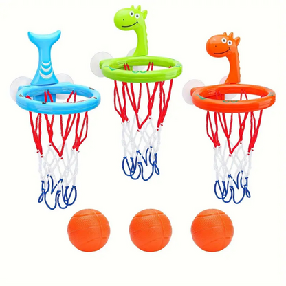 Basketball Bath Toy for Children – Water Game with Suction Cup & Balls | Bath & Pool