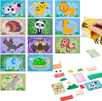 3D Sticker Puzzles for Children | Educational Creative Game | Safe Foam Material