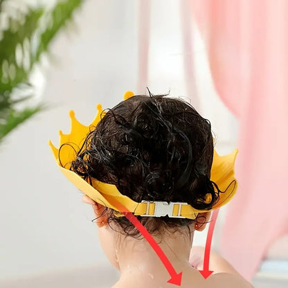 Baby Bath Cap | Water & Shampoo Protection | Soft & Adjustable Design