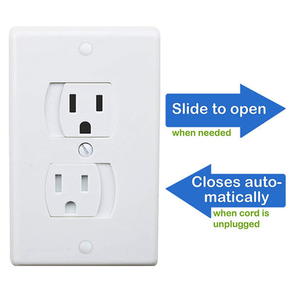 Socket Protectors | Self-Closing Mechanism | Child-Safe & Easy Installation
