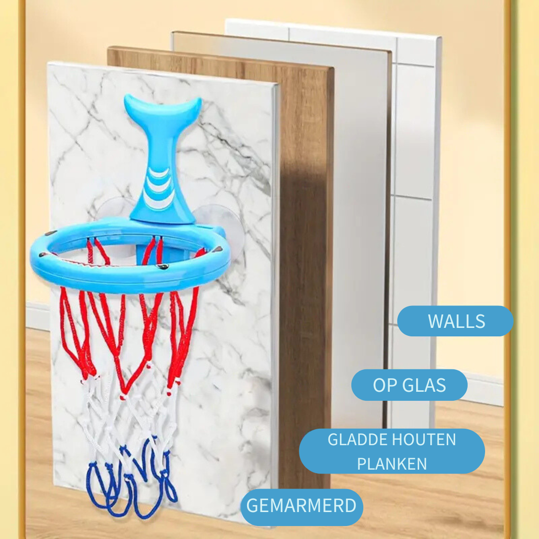 Basketball Bath Toy for Children – Water Game with Suction Cup & Balls | Bath & Pool