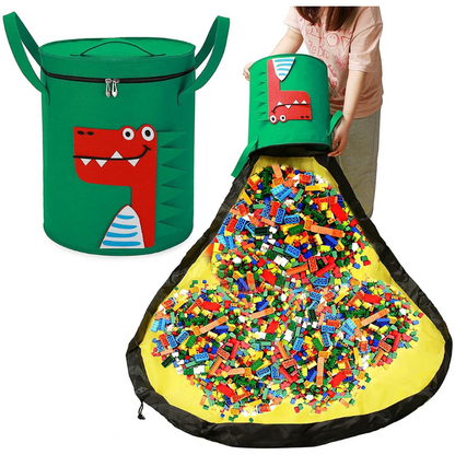 Play Mat with Storage Bag | 2-in-1 Tidying System | Quick & Stress-Free Tidying