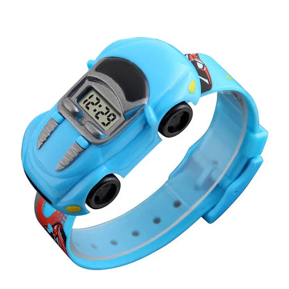 Car Watch Boys | Playful Car Design | Soft Silicone Strap