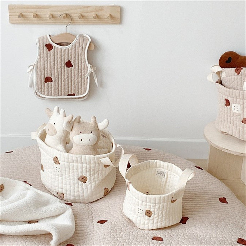 Storage Basket Nursery | Soft Padded Design | Practical & Stylish