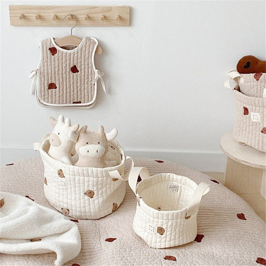 Storage Basket Nursery | Soft Padded Design | Practical & Stylish