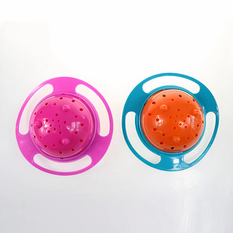 Anti-Spill Snack Bowl for Babies – 360° Rotating Bowl | TinyTurn