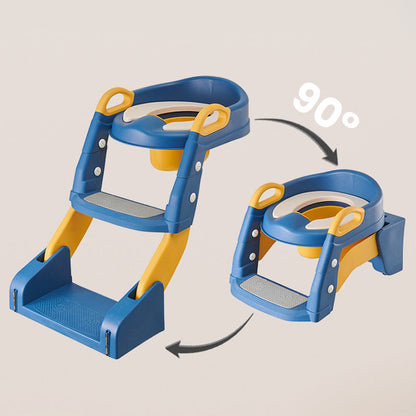 Toilet Trainer with Step | Non-Slip & Adjustable | Safe and Sturdy Design