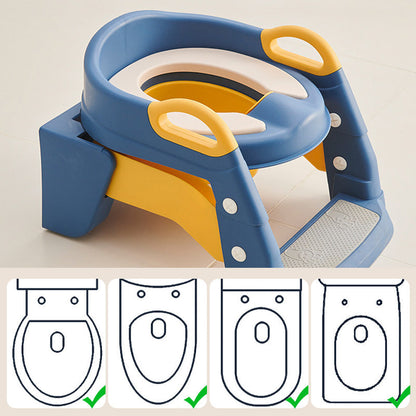Toilet Trainer with Step | Non-Slip & Adjustable | Safe and Sturdy Design