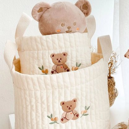 Storage Basket Nursery | Soft Padded Design | Practical & Stylish
