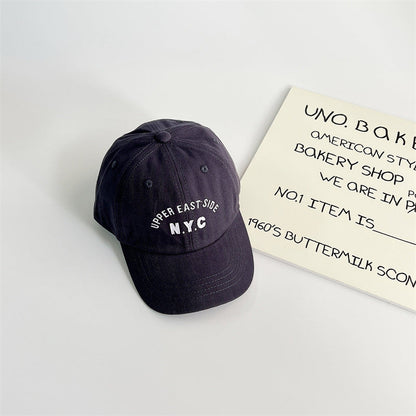 Baseball Cap for Children | NYC Print | Adjustable & Breathable Comfort