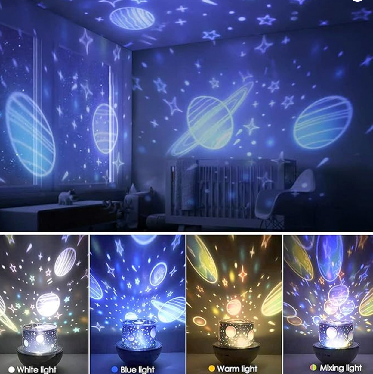 Star Night Light | Soothing Projector | Soft Light for Babies & Children