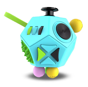 Anti-Stress Cube – 12-in-1 Sensory Toy | Focus & Relaxation for Children and Adults