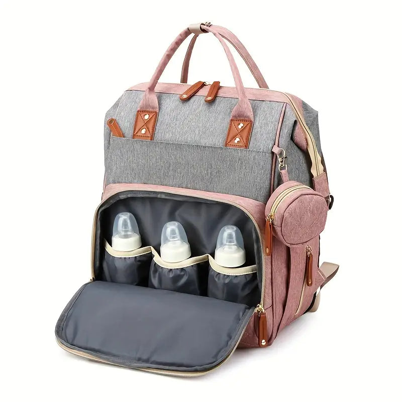 2-in-1 Nappy Bag with Fold-Out Baby Bed – Ideal for On the Go & Travelling | TravelNest