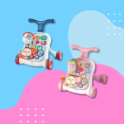 3-in-1 Baby Walker & Play Centre – Safe Learning to Walk & Play – From 7 Months